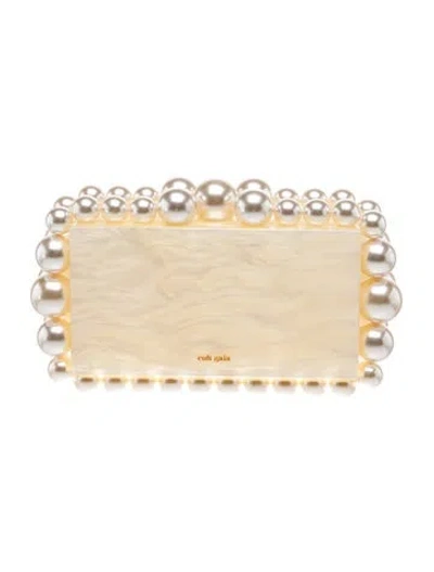 Pre-owned Cult Gaia Acrylic Clutch In Neutrals
