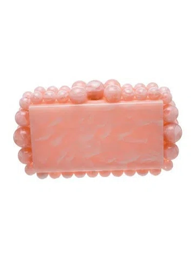 Pre-owned Cult Gaia Acrylic Clutch In Pink