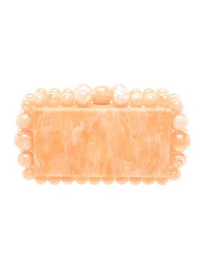 Pre-owned Cult Gaia Acrylic Clutch W/ Tags In Orange