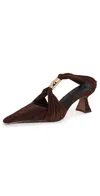 Cult Gaia Adeline Mules Java In Brown