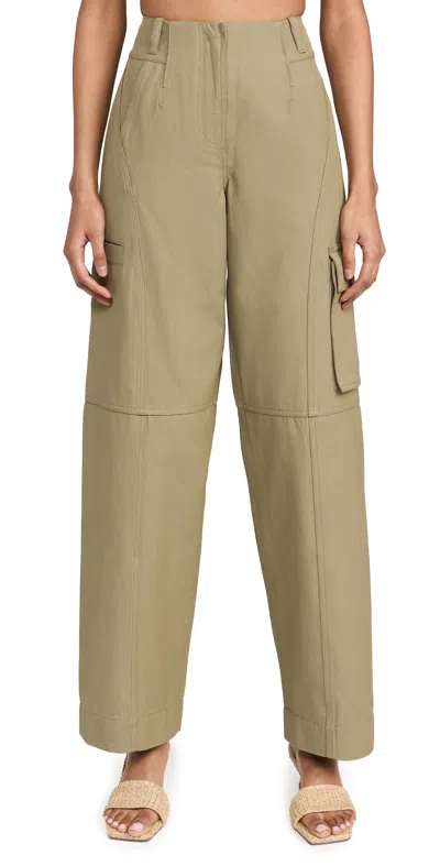 Cult Gaia Adrie Pants Tea In Green