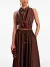 Cult Gaia Adrienne Top In Brown