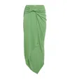 Cult Gaia Aeris Maxi Skirt In Green