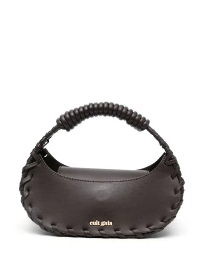 Cult Gaia Aiko Clutch In Brown