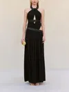 Cult Gaia Akshara Gown In Black