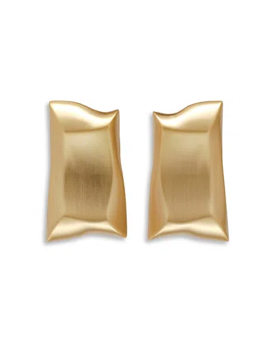 Cult Gaia Alaya Sculptural Clip On Drop Earrings In Gold