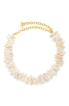 Cult Gaia Aliza Freshwater Pearl Choker Necklace