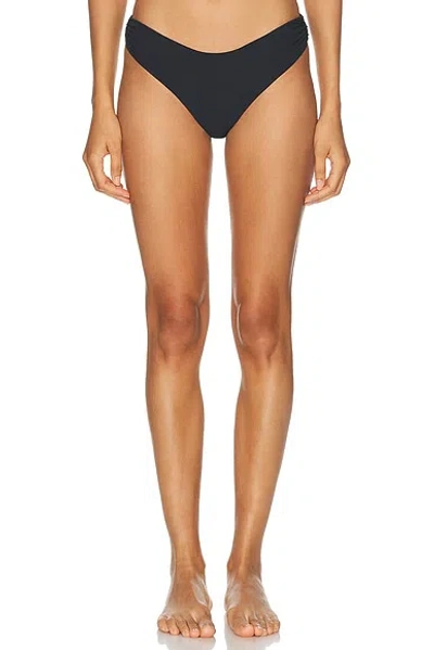 Cult Gaia Maeva Bikini Swim Trunks In Black