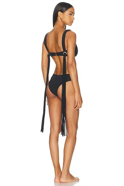 Cult Gaia Alliana Bikini Top In Black