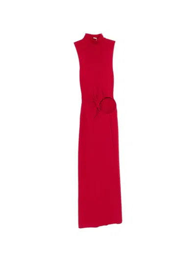 Cult Gaia Amana Cut-out Midi Dress In Red