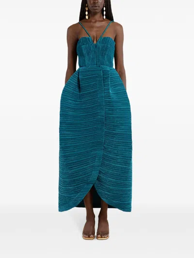 Cult Gaia Amaria Dress In Blue