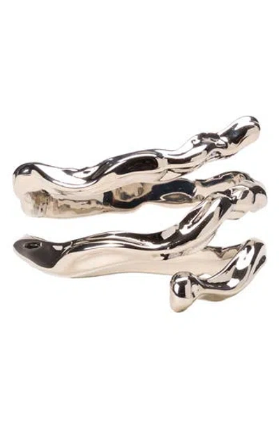 Cult Gaia Aminah Cuff Bracelet In Silver