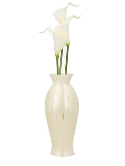 Cult Gaia Amiri Glitter Sunset Skate Sneakers In White