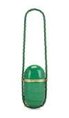 Cult Gaia Amulet Clutch In Deep Basil