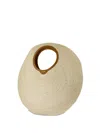 Cult Gaia Amun Circular-handle Raffia Tote Bag In Neutral