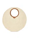 Cult Gaia Amun Oversized Raffia Shoulder Bag In Brown