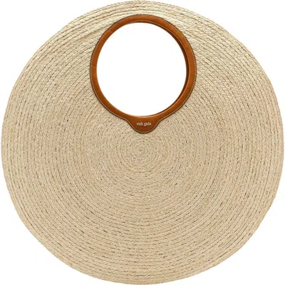 Cult Gaia Amun Shoulder Bag In Beige