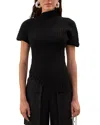 Cult Gaia Annemie Knit Top In Black