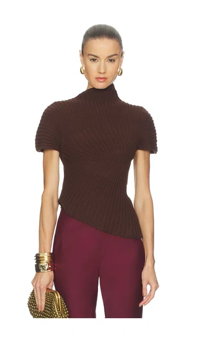 Cult Gaia Annemie Top In Brown