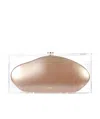 Cult Gaia Annika Clear Acrylic Clutch Bag In Nude