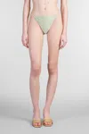Cult Gaia Anoki Beachwear In Green Polyamide In Green