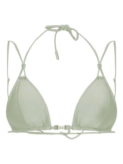 Cult Gaia Anoki Bikini Top In Green