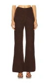 Cult Gaia Antico Knit Pant In Cognac
