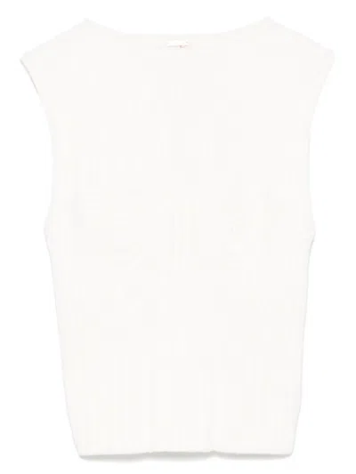 Cult Gaia Anzu Top In White