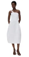 Cult Gaia Araceli Draped Asymmetric Midi Dress
