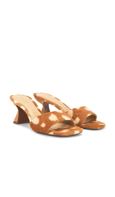 Cult Gaia Aria Sandal In Brown