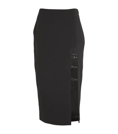 Cult Gaia Ariet Midi Skirt In Black