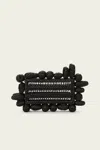 Cult Gaia Arika Clutch In Black