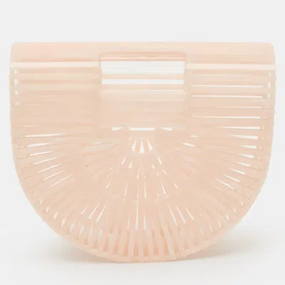 Cult Gaia Ark Mini Pink Acrylic Clutch