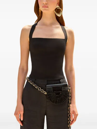 Cult Gaia Ark Nano Belt Bag In Black