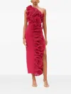 Cult Gaia Arri Knitted Gown In Pink