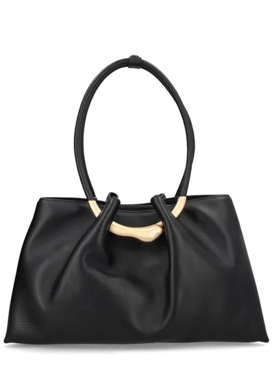 Cult Gaia Asa Satchel In Black