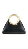 Cult Gaia Asa Top Handle Bag In 黑色