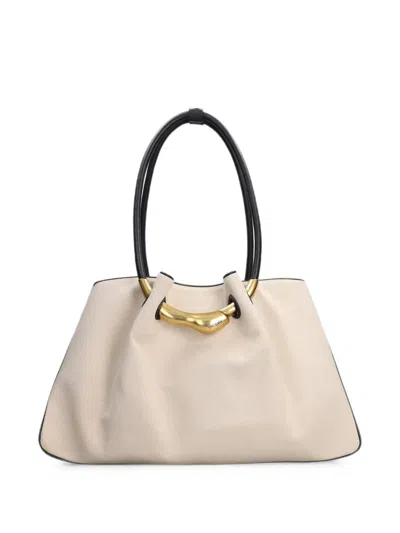 Cult Gaia Asa Tote Bag In Neutral