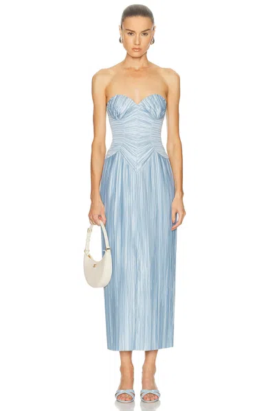 Cult Gaia Ashika Gown In Blue