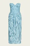 Cult Gaia Ashika Gown In Coastal In Blue