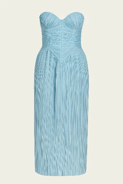 Cult Gaia Ashika Gown In Coastal In Blue