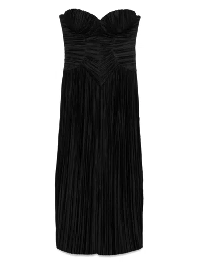 Cult Gaia Ashika Midi Dress In Black