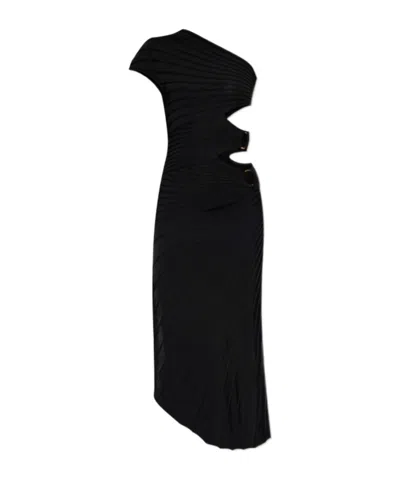Cult Gaia Asymmetrical Dress In Black