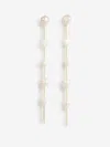 Cult Gaia Atum Pearl Drop Earrings In Metallic