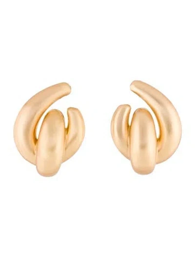 Pre-owned Cult Gaia Audrina Clip-on Earrings In Multi