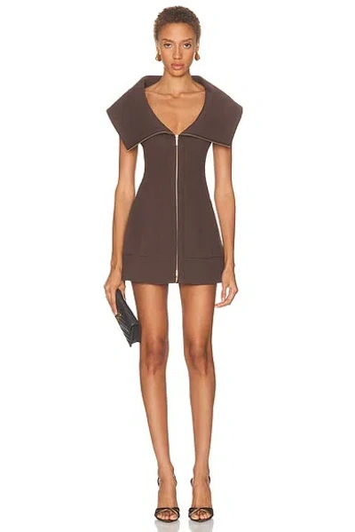 Cult Gaia Avie Dress In Brown