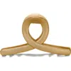 Cult Gaia Azariah Swirl Claw Clip In Brushed Brass