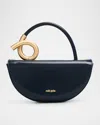 Cult Gaia Womens Deep Lake Azariah Leather Top Handle Bag In Blue