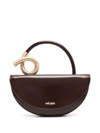 Cult Gaia Azariah Tote Bag In Brown