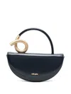 Cult Gaia Womens Deep Lake Azariah Leather Top Handle Bag